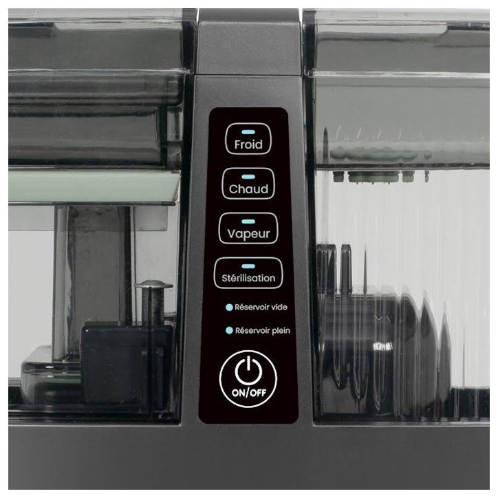 Nettoyeur vapeur multi-surfaces - LIVOO - DOH148V - Sols, tapis & canapés - 1800 W - Réservoirs 1,1 L + 1,2 L