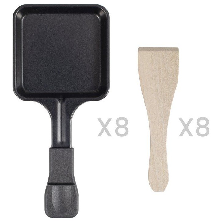 Raclette - LIVOO - DOC372N - 8 personnes - grill - hotte aspirante