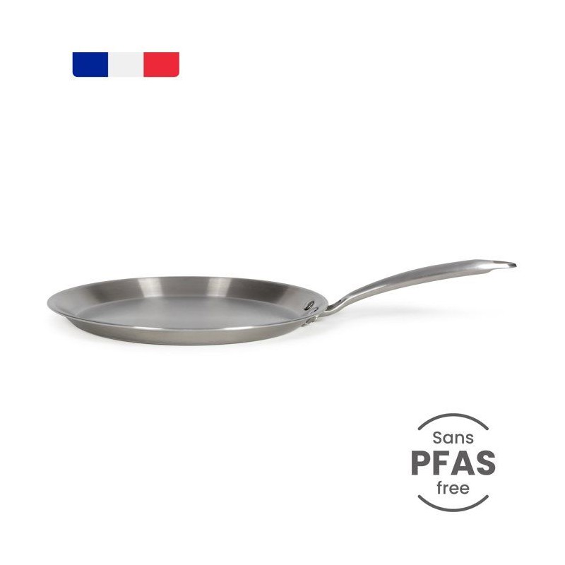 Crepiere inox 28 cm - LIVOO - MEP164 - Tous feux