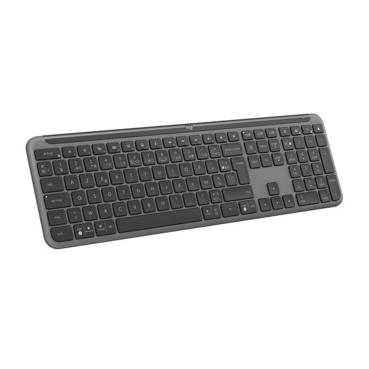 Clavier - Sans fil - Logitech - Signature Slim K950 - AZERTY - Graphite