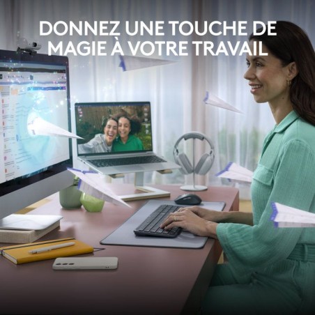 Clavier - Sans fil - Logitech - Signature Slim K950 - AZERTY - Graphite
