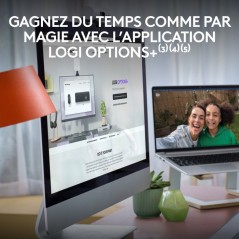 Clavier - Sans fil - Logitech - Signature Slim K950 - AZERTY - Graphit