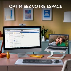 Clavier - Sans fil - Logitech - Signature Slim K950 - AZERTY - Graphit