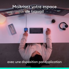 Pavé macro programmable - Filaire - Logitech - MX Keypad - Graphite