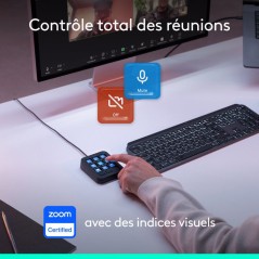 Pavé macro programmable - Filaire - Logitech - MX Keypad - Graphite