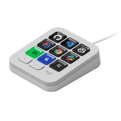 Pavé macro programmable - Filaire - Logitech - MX Keypad - Gris pâle