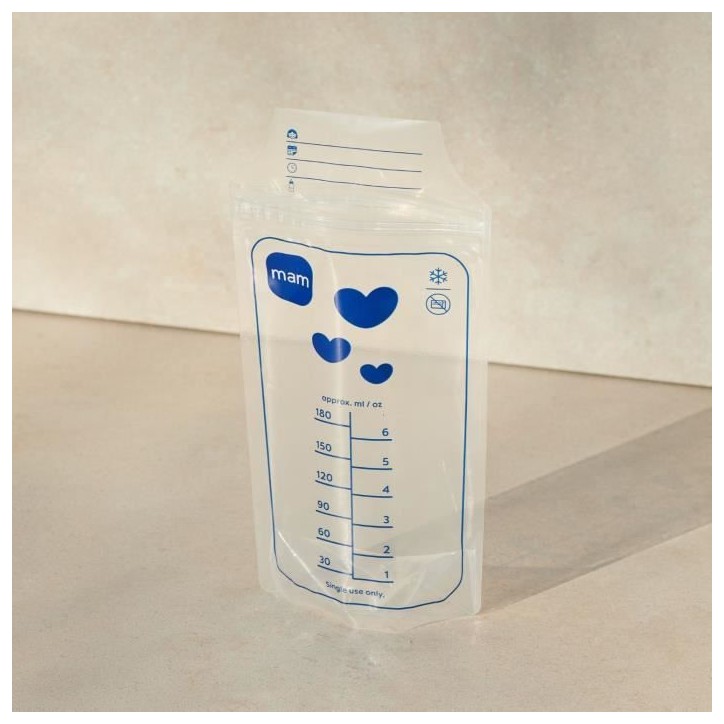 Sachets de conservation - MAM - Pack de 25 - 180 ml Sachets de conservation - MAM - Pack de 25 - 180 ml
