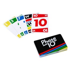 Phase 10 - Jeu de cartes - Mattel Games - Variante du rami, 108 cartes