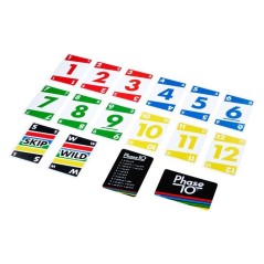 Phase 10 - Jeu de cartes - Mattel Games - Variante du rami, 108 cartes