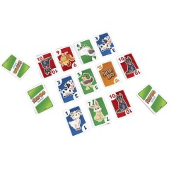 Skip-Bo Junior - Jeu de cartes - Mattel Games - 2 niveaux de jeu, 112