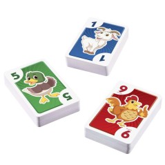 Skip-Bo Junior - Jeu de cartes - Mattel Games - 2 niveaux de jeu, 112