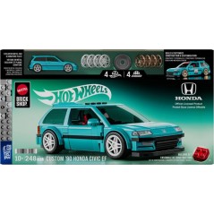 Jeu de construction - HOT WHEELS - JHF62 - Brick Shop Honda Civic EF -
