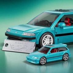 Jeu de construction - HOT WHEELS - JHF62 - Brick Shop Honda Civic EF -