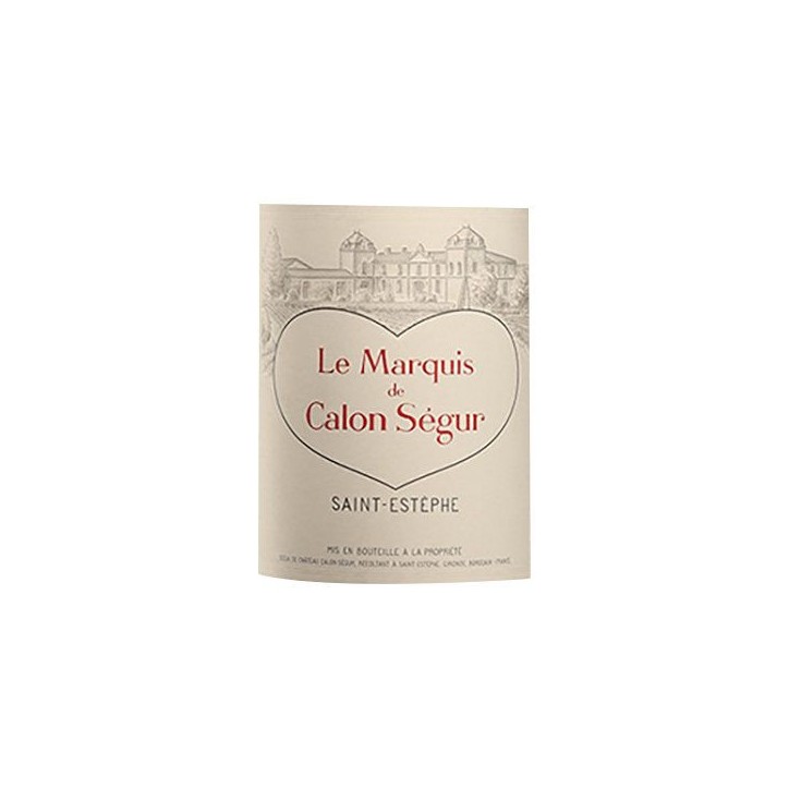 Le Marquis de Calon Ségur 2021 Saint-Estephe - Vin rouge de Bordeaux