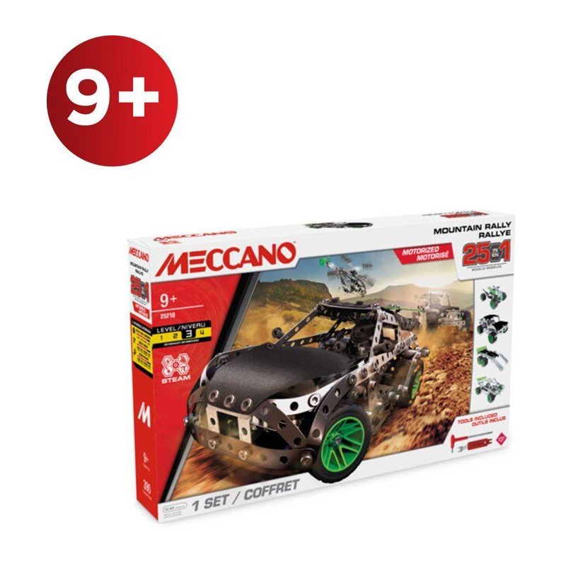 MECCANO - Jeu de construction - Métal - 390 pieces - 10 ans + - 25 mo