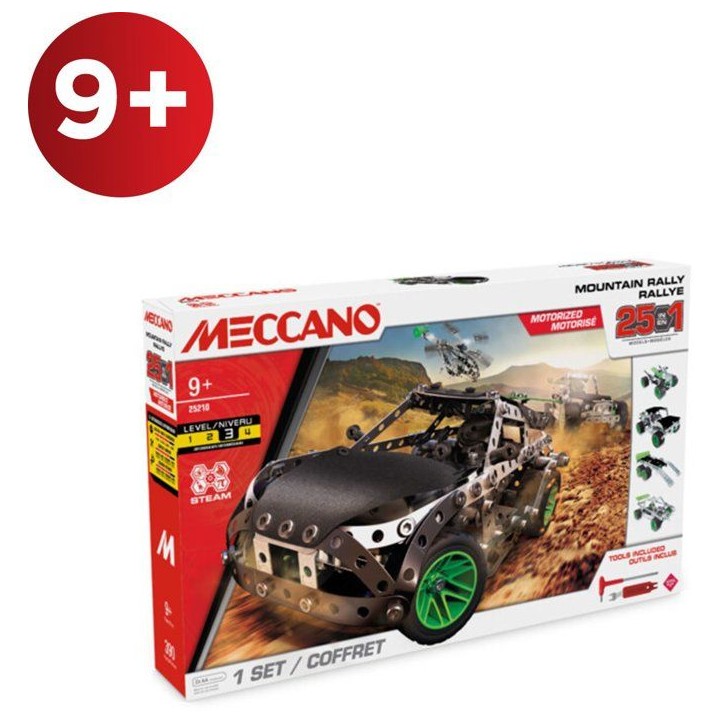 MECCANO - Jeu de construction - Métal - 390 pieces - 10 ans + - 25 modeles MECCANO - Jeu de construction - Métal - 390 pieces - 10 ans + - 25 modeles