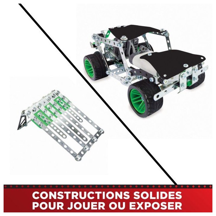 MECCANO - Jeu de construction - Métal - 390 pieces - 10 ans + - 25 modeles MECCANO - Jeu de construction - Métal - 390 pieces - 10 ans + - 25 modeles