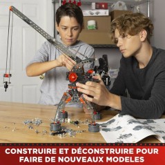 MECCANO - Jeu de construction - Métal - 638 pieces - 10 ans + - 25 mo