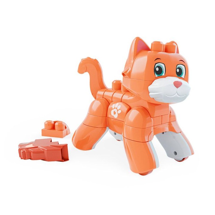 MEGA BLOKS Fisher-Price - Mon Chaton 3 en 1 a Construire - Plastique - 25 pieces - Des 3 ans MEGA BLOKS Fisher-Price - Mon Chaton 3 en 1 a Construire - Plastique - 25 pieces - Des 3 ans