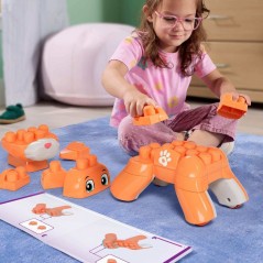 MEGA BLOKS Fisher-Price - Mon Chaton 3 en 1 a Construire - Plastique -