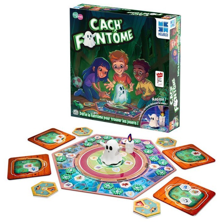 Cach Fantômes - jeu de plateau - MEGABLEU - mémoire et stratégie