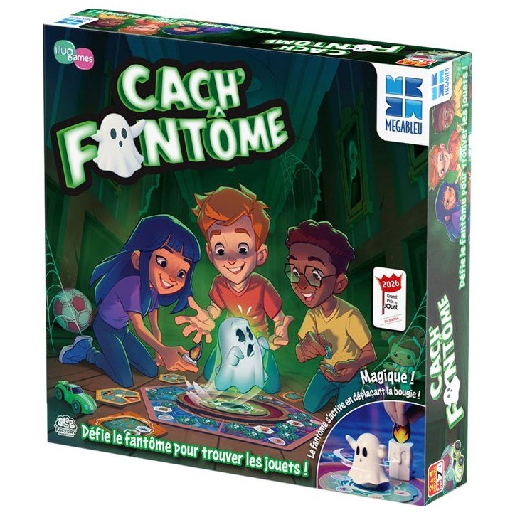 Cach Fantômes - jeu de plateau - MEGABLEU - mémoire et stratégie