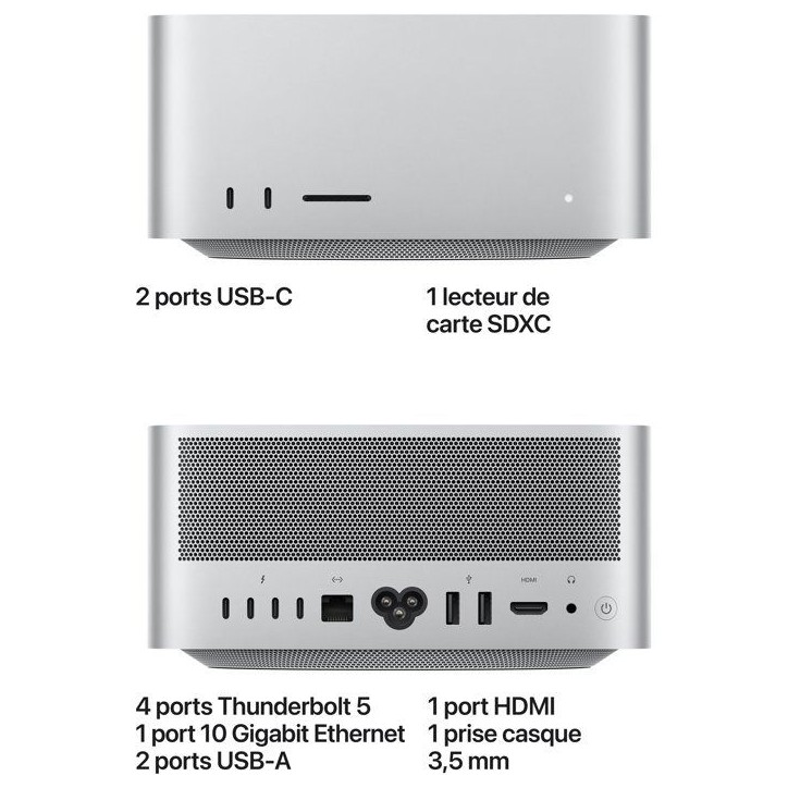 APPLE - Mac Studio - M5 Max - 36 Go - 512 Go SSD APPLE - Mac Studio - M5 Max - 36 Go - 512 Go SSD