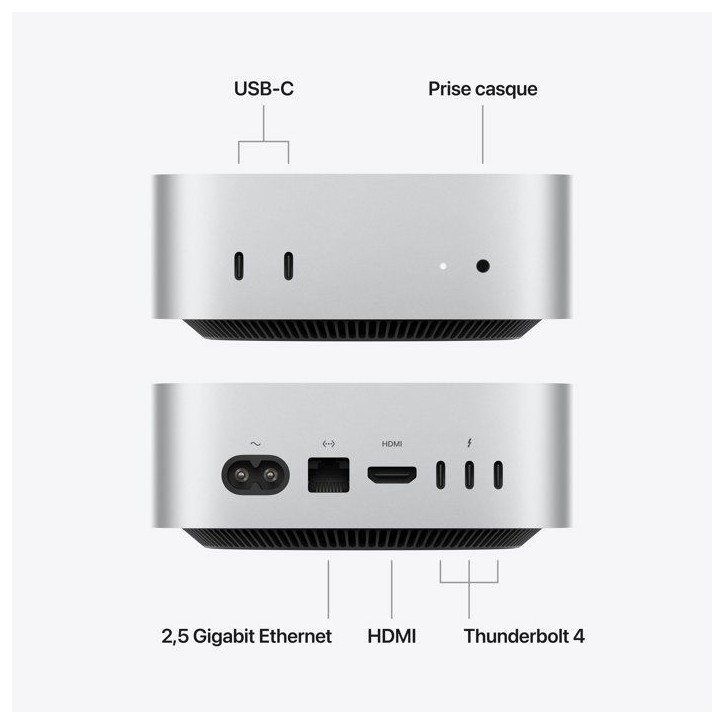 APPLE - Mac mini - M6 - 16 Go - 512 Go SSD APPLE - Mac mini - M6 - 16 Go - 512 Go SSD