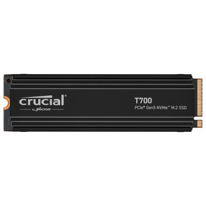 SSD Interne - CRUCIAL - T700 - 4To - PCIe Gen5 NVMe - CT4000T700SSD3