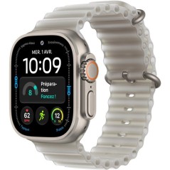 APPLE Watch Ultra 4 GPS + Cellular - 49mm - Boîtier Natural Titanium