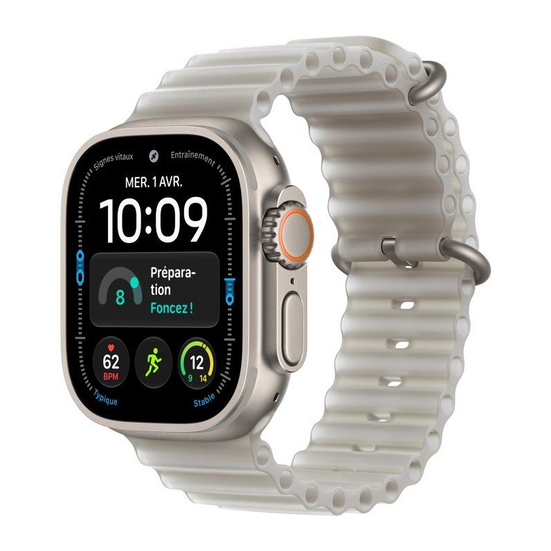 APPLE Watch Ultra 4 GPS + Cellular - 49mm - Boîtier Natural Titanium