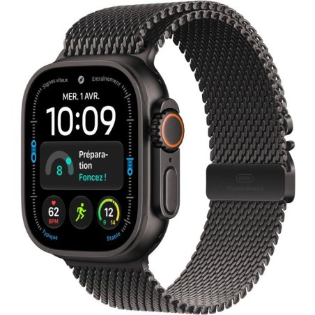 APPLE Watch Ultra 4 GPS + Cellular - 49mm - Boîtier Black Titanium -