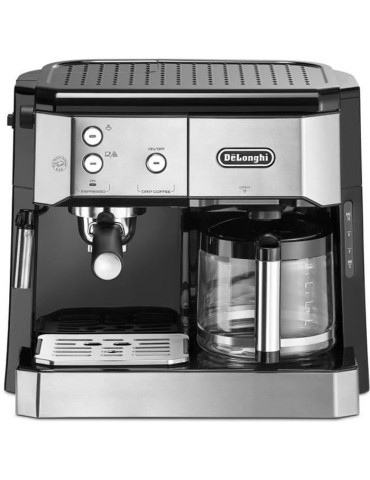 Machine a café DELONGHI BCO421.S - Pompe 15 bars - Filtre & espresso - Dosettes ESE - 1750 Watt