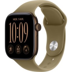 APPLE Watch Series 12 GPS - 42mm - Boîtier Dark Bronze Aluminium - Br