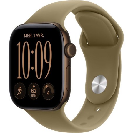 APPLE Watch Series 12 GPS - 42mm - Boîtier Dark Bronze Aluminium - Br