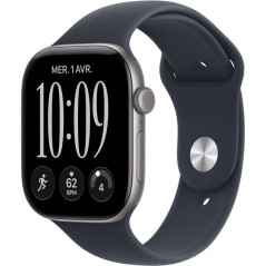 APPLE Watch Series 12 GPS - 46mm - Boîtier Space Grey Aluminium - Bra