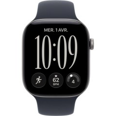 APPLE Watch Series 12 GPS - 46mm - Boîtier Space Grey Aluminium - Bracelet Navy Blue Sport Band - S/M