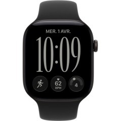 APPLE Watch Series 12 GPS - 46mm - Boîtier Black Aluminium - Bracelet Black Sport Band - S/M