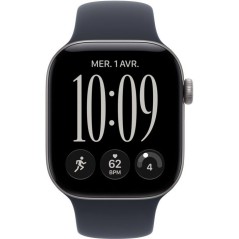 APPLE Watch Series 12 GPS + Cellular - 42mm - Boîtier Space Grey Aluminium - Bracelet Navy Blue Sport Band - S/M