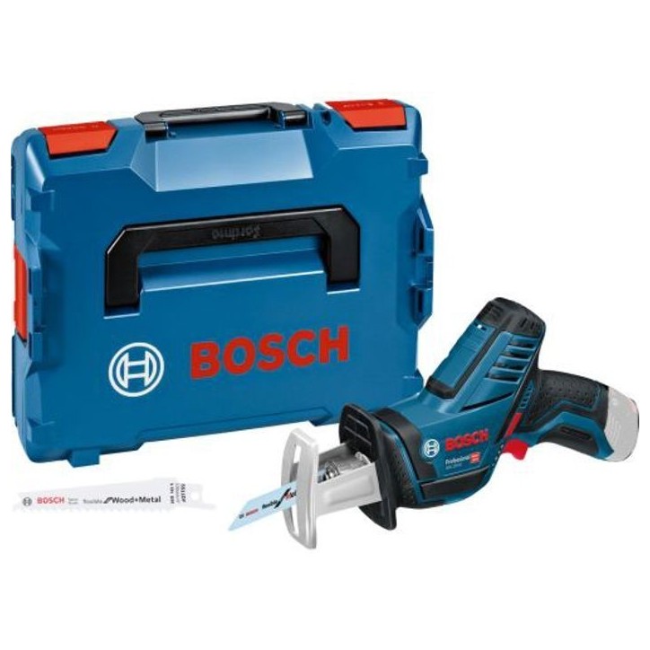 Scie sabre 12V GSA 12V-14 Professional (sans batterie ni chargeur) en coffret L-Boxx - BOSCH - 060164L905