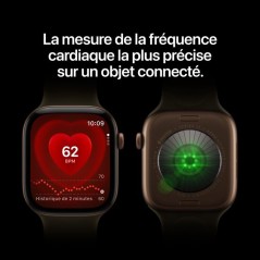 APPLE Watch Series 12 GPS + Cellular - 42mm - Boîtier Light Gold Alum