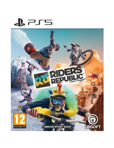 Jeu PS5 - Ubisoft - Riders Republic - Sports Extremes - Mode en ligne - PEGI 12+