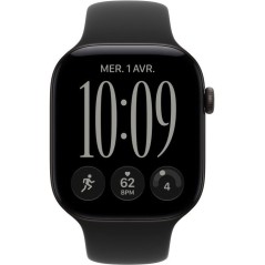 APPLE Watch Series 12 GPS + Cellular - 46mm - Boîtier Black Aluminium - Bracelet Black Sport Band - S/M