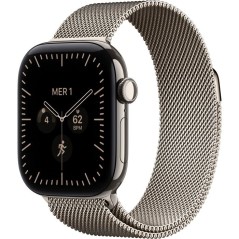 APPLE Watch Series 12 GPS + Cellular - 42mm - Boîtier Natural Titaniu
