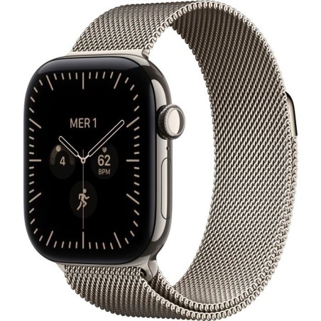 APPLE Watch Series 12 GPS + Cellular - 42mm - Boîtier Natural Titaniu