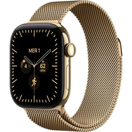 APPLE Watch Series 12 GPS + Cellular - 42mm - Boîtier Radiant Gold Ti