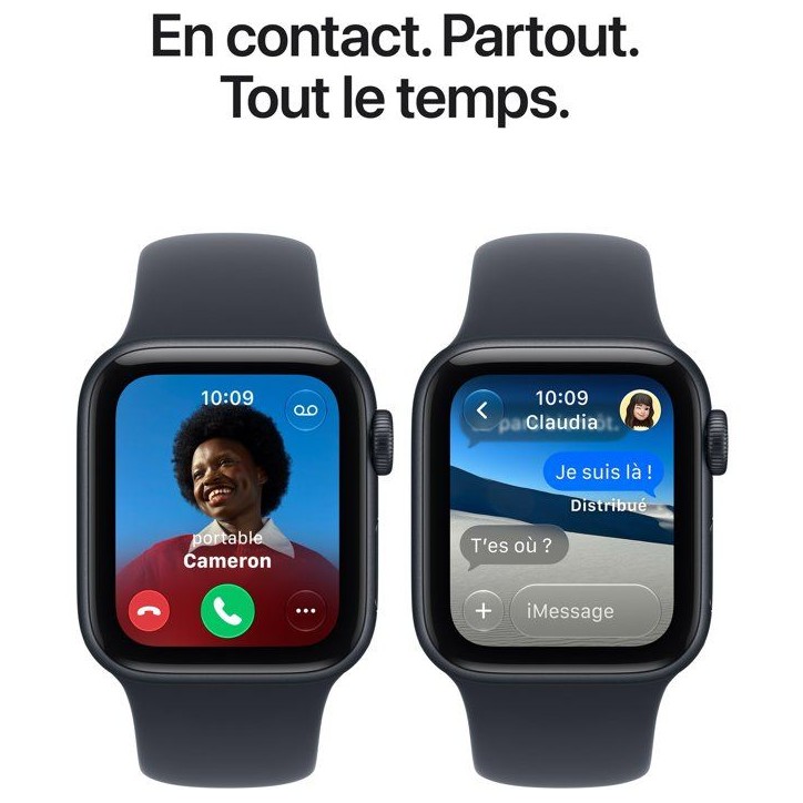 APPLE Watch SE 3 GPS - 40mm - Boîtier Midnight Aluminium - Bracelet Navy Blue Sport Band - M/L APPLE Watch SE 3 GPS - 40mm - Boîtier Midnight Aluminium - Bracelet Navy Blue Sport Band - M/L