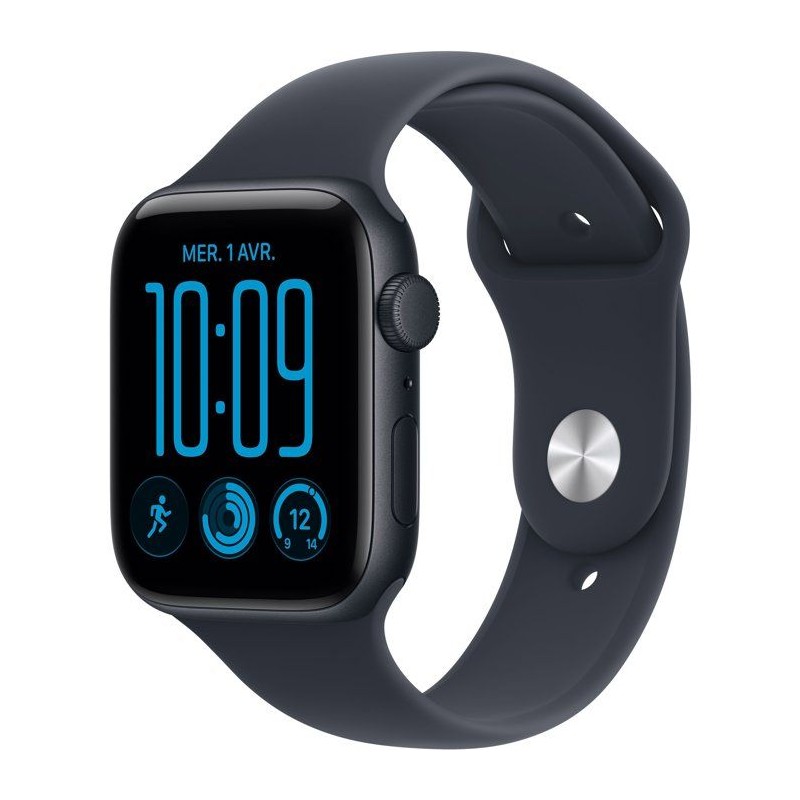 APPLE Watch SE 3 GPS - 44mm - Boîtier Midnight Aluminium - Bracelet N