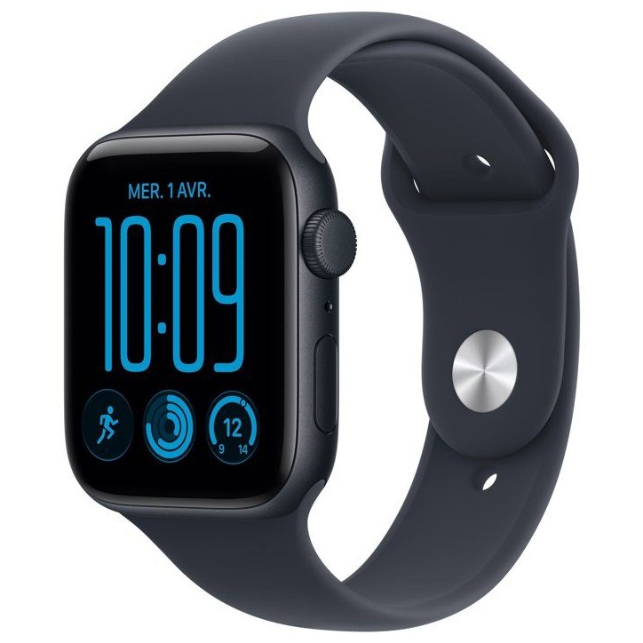 APPLE Watch SE 3 GPS - 44mm - Boîtier Midnight Aluminium - Bracelet Navy Blue Sport Band - M/L APPLE Watch SE 3 GPS - 44mm - Boîtier Midnight Aluminium - Bracelet Navy Blue Sport Band - M/L