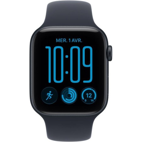 APPLE Watch SE 3 GPS - 44mm - Boîtier Midnight Aluminium - Bracelet Navy Blue Sport Band - M/L